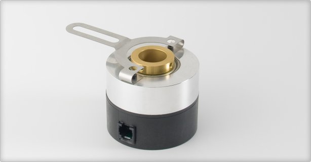 12 bit single turn absolute encoder; Hollow bore design tolerates run-out 