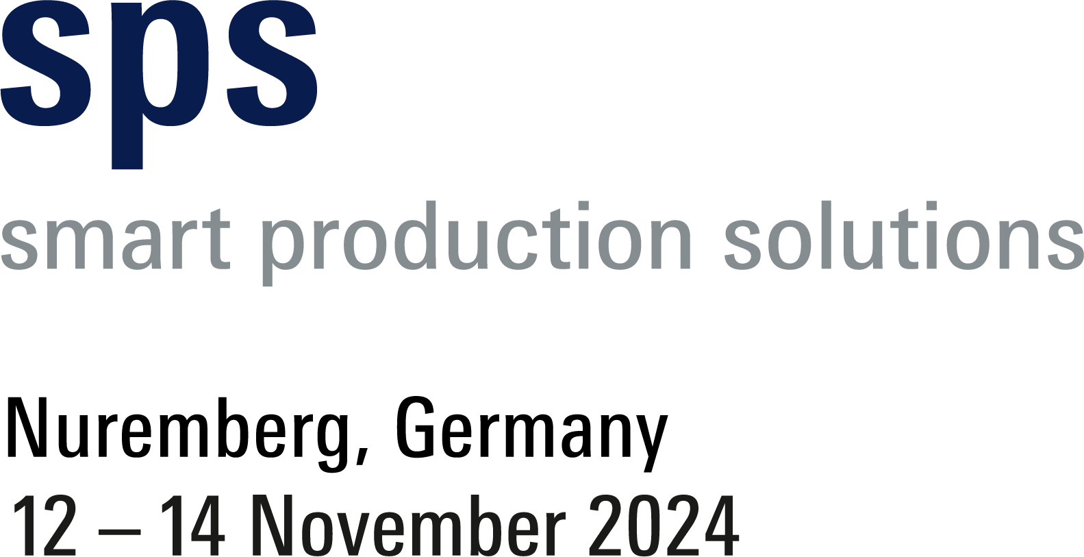 SPS Smart Production Solutions Nuremberg, Germany 12-14 November 2024