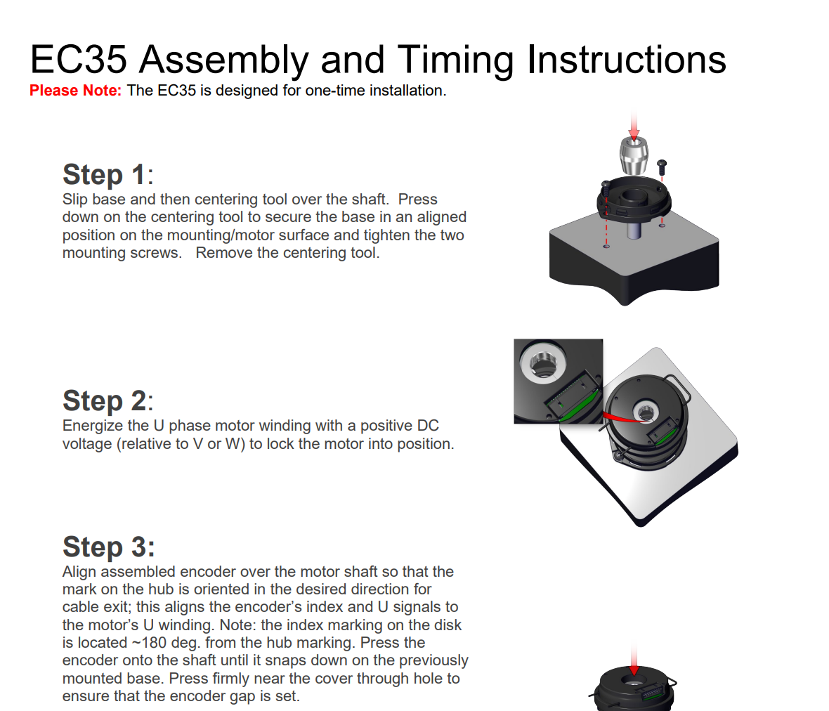 Ec35 Assembly Assembly Instructions