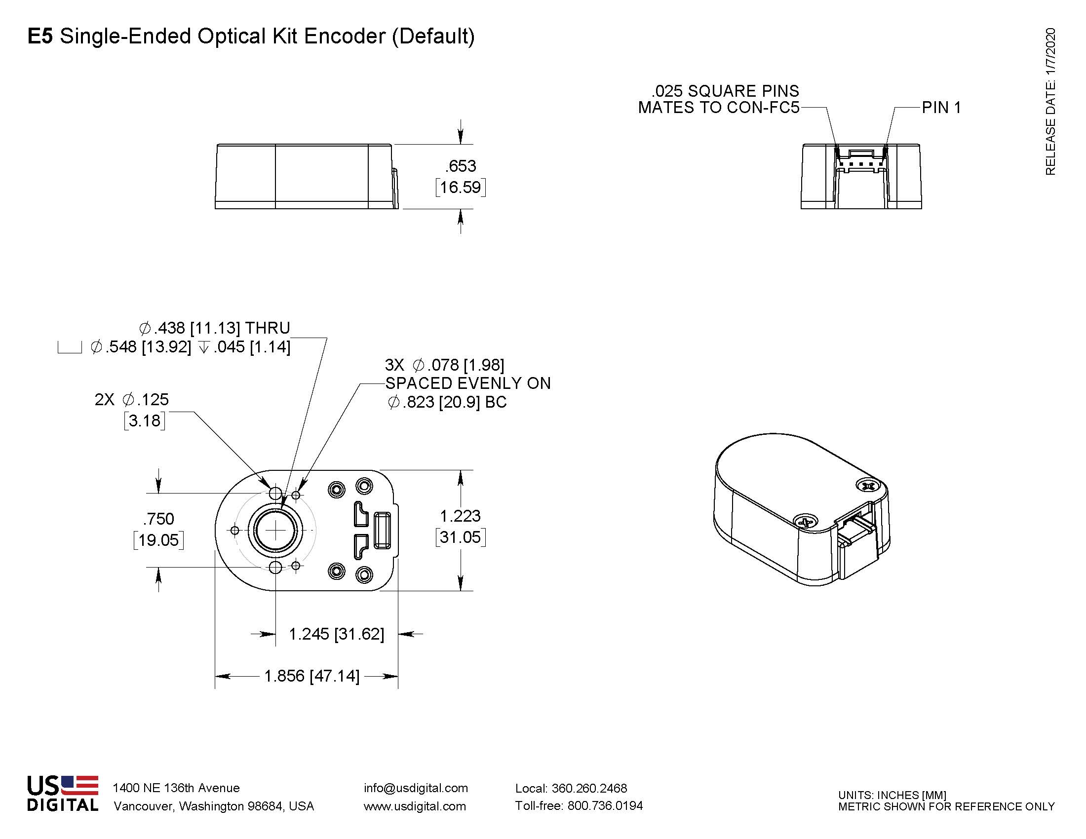 E5 Optical Kit Encoder